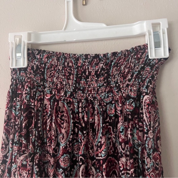 Mossimo Floral Paisley Flared Leg Pants Size XS Boho Hippie - Picture 5 of 8